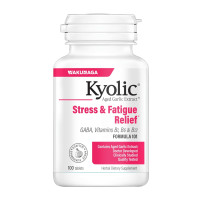 Екстракт часнику, для зняття стресу та втоми, Aged Garlic Extract, Stress & Fatigue Relief, Kyolic, 100 таблеток