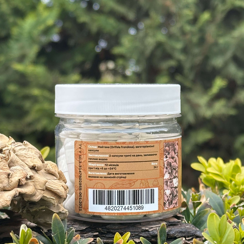 Гриб Майтаке, "Лісовик", 60 капсул по 0.4 г