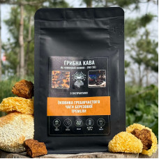 Грибна кава на фініковій основі (без кофеїну), "Лісовик", 250 грам