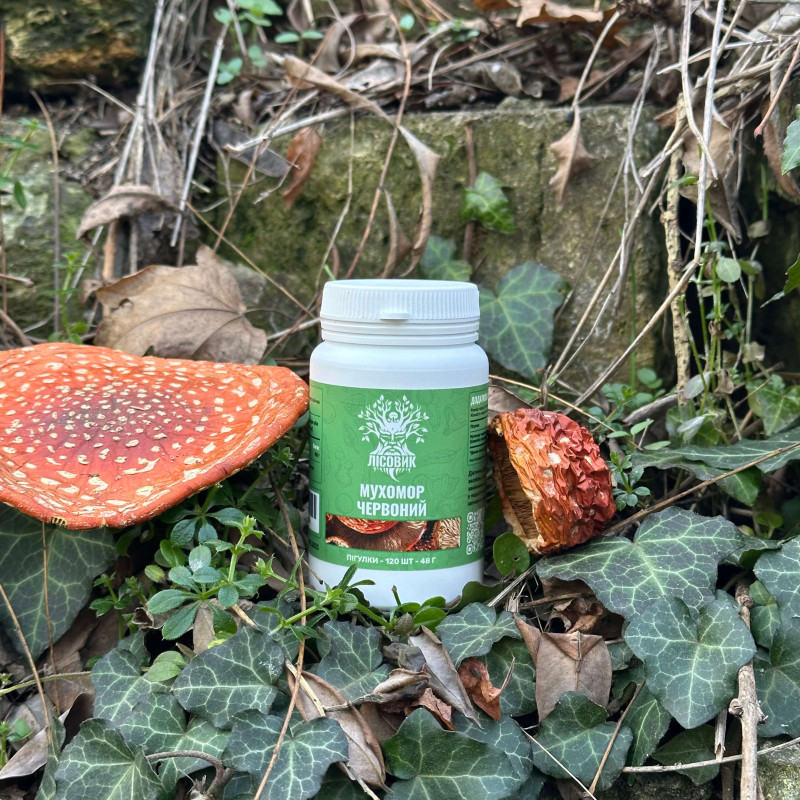 Мухомор червоний, "Лісовик", 120 таблеток по 0,4 г