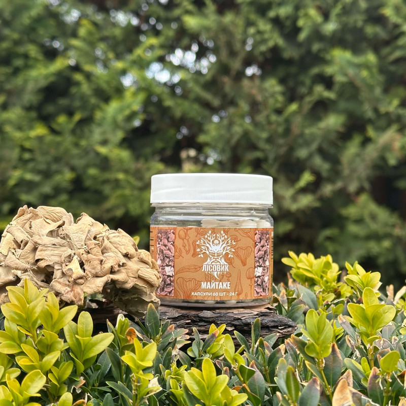 Гриб Майтаке, "Лісовик", 60 капсул по 0.4 г