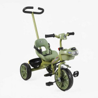 Велосипед 3-х колісний BS-70240 Best Trike колеса EVA переднє 10’’, заднє 8’’, сталева рама, УКР. ОЗВУЧУВАННЯ, батьківська ручка, в коробці