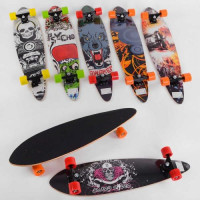 Скейт-лонгборд Best Board, 84×21 см, PU колёса, ABEC-9