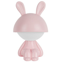 Светильник-ночник LED с аккумулятором Cute Bunny, розовый