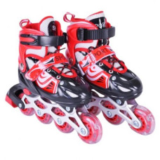 Роликові ковзан розмір S (30-33) колеса PVC (ЧЕРВОНІ)