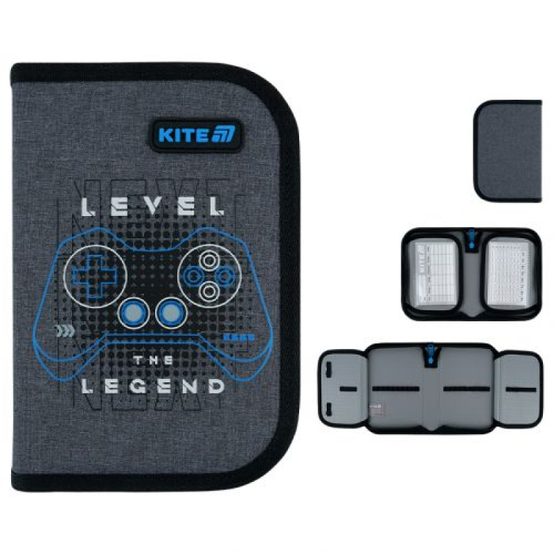Пенал Kite 1 отд., 2 отв., без наполнения 622 Level UP