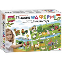 Тварини на фермі. Розроблено на основі методу Монтессорі 10156012У