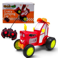 Трактор танцюючий "CrazyCar" на радіокеруванні, акум.USB.,музика, світло, танцює кор.24x14x16см (ЧЕРВОНИЙ)