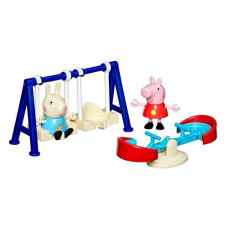 Игровой набор Peppa Figurines серии Моменты с Пеппой – Приключения на качелях