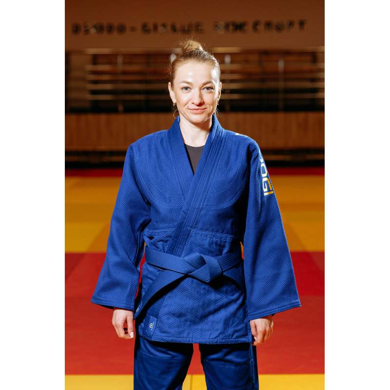 Синє кімоно для дівчат/жінок, дзюдо, TM BUDOGI серія PRO, зріст 190 см, щільність 650 гр/м.кв.
