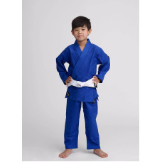 Синє дитяче кімоно для дзюдо IPPON GEAR FUTURE 2, Зріст 140 см, Щільність: 335 г/м², Бавовна, Поліестер