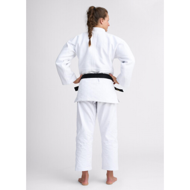 Біле ліцензійне кімоно для дзюдо IPPON GEAR LEGEND 2 (APPROVED IJF) Regular, Зріст 185 см, Бавовна, Поліестер 