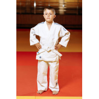 Кімоно для дзюдо біле, TM "Kintayo" Koka, 130 зріст, щільність 350 гр/м.кв.