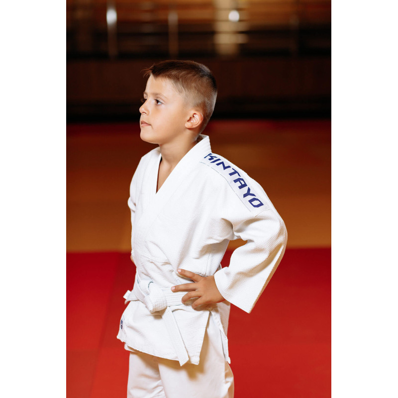 Кімоно для дзюдо біле, TM "Kintayo" Koka, 130 зріст, щільність 350 гр/м.кв.