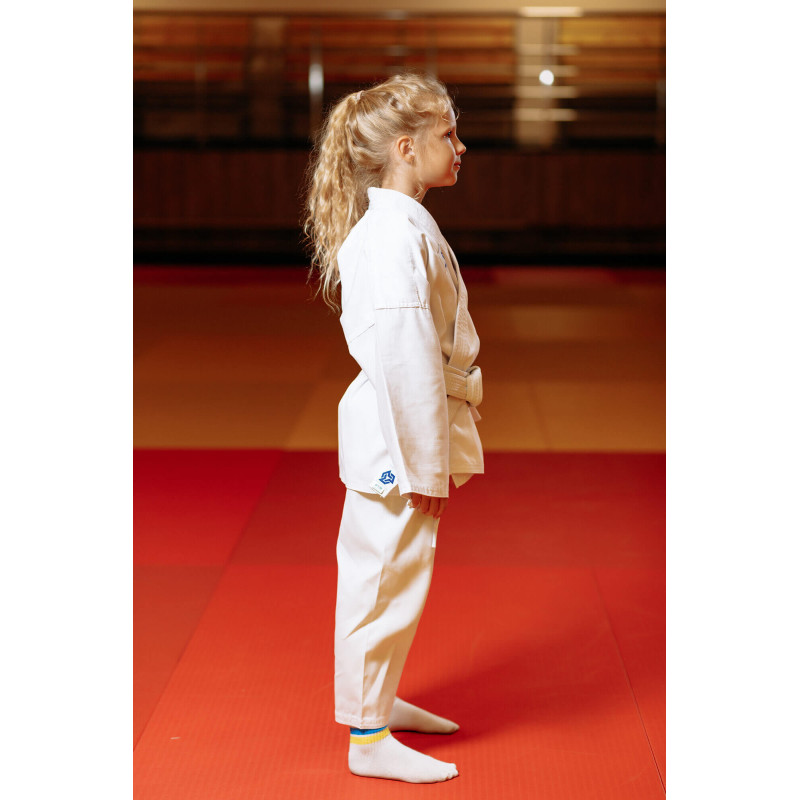 Кімоно для карате біле, TM "Kintayo" , 120 зріст, щільність 240 гр/м.кв.