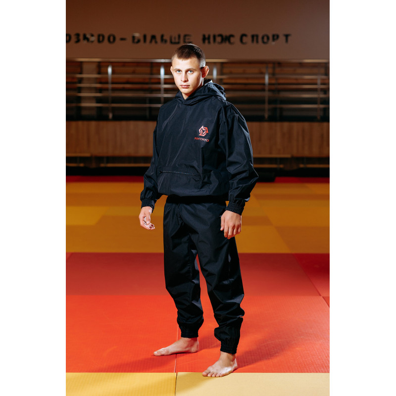 Спортивний костюм-сауна в чорному кольорі TM "Kintayo" розмір L.