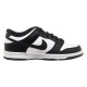 Кросівки жіночі Nike Dunk Low Retro White Black (Gs) (CW1590-100)