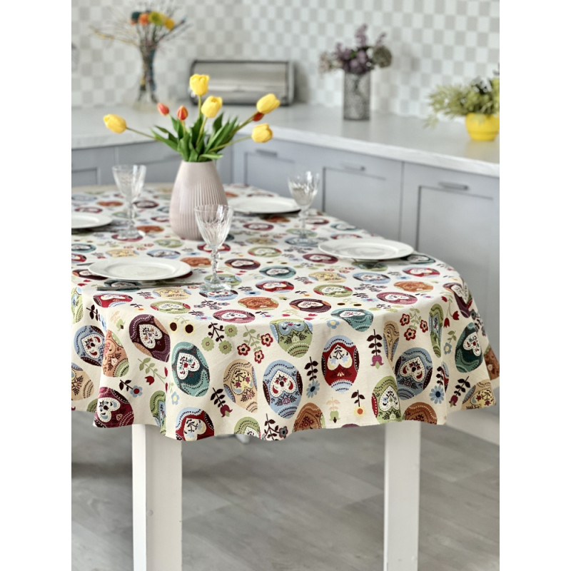 Скатертина гобеленова овальна OVAL EDEN126 Limaso