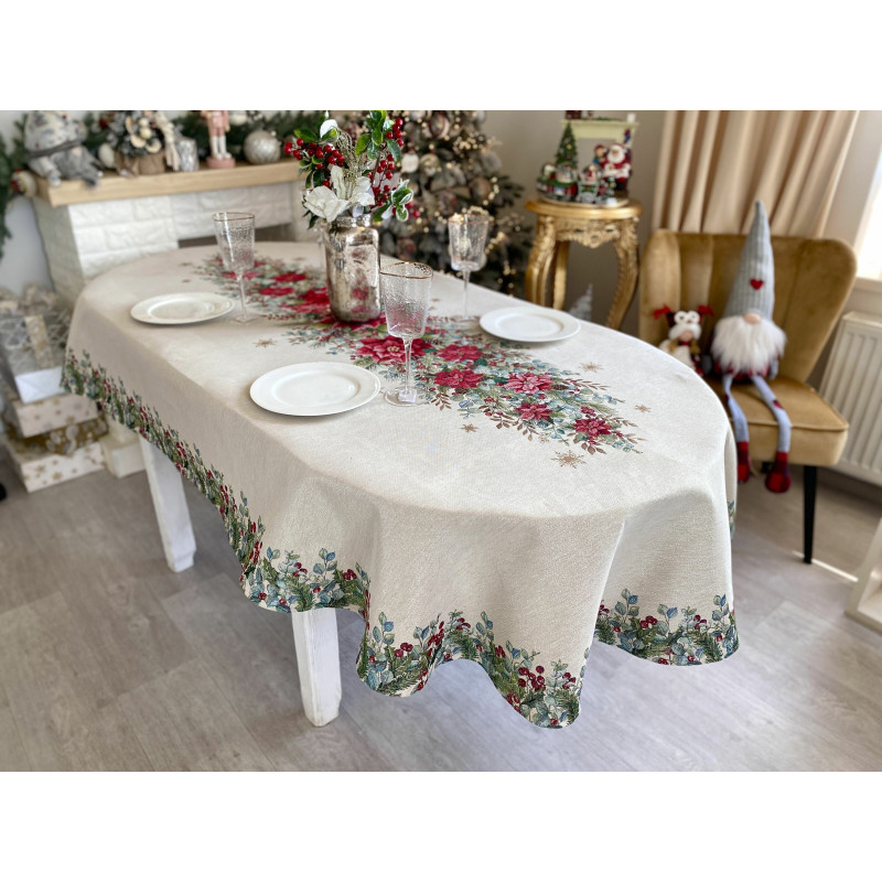 Скатертина гобеленова OVAL1391NA Limaso