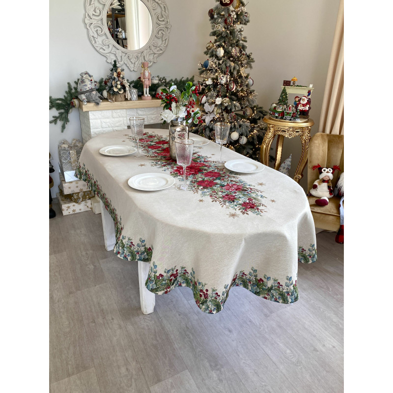 Скатертина гобеленова OVAL1391NA Limaso