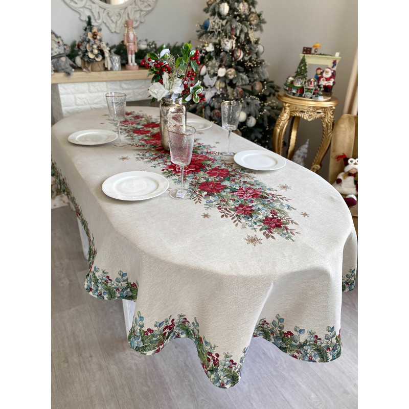Скатертина гобеленова OVAL1391NA Limaso