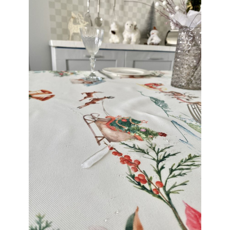 Скатертина з водовідштовхуючим покриттям NAVIDAD106