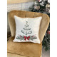Наволочка одностороння з вишивкою XMAS TREE01