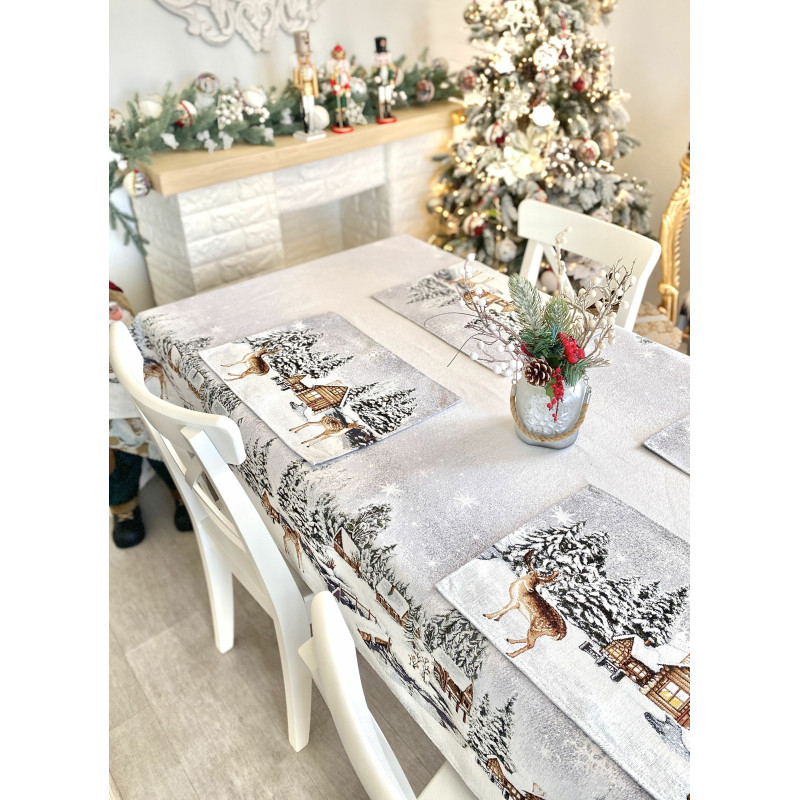 Скатертина гобеленова WINTER Limaso