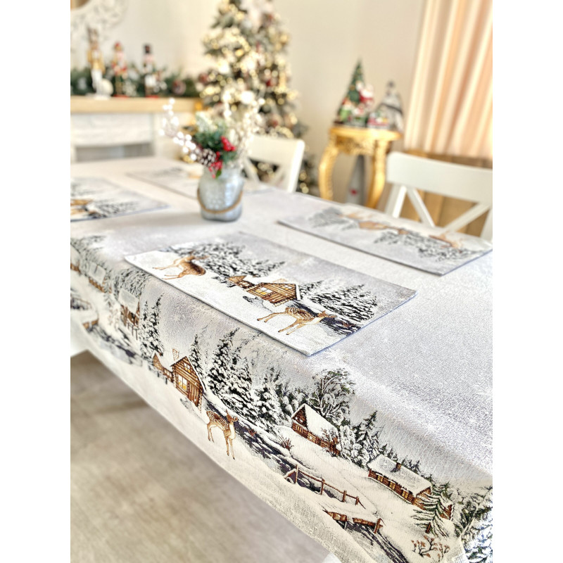 Скатертина гобеленова WINTER Limaso
