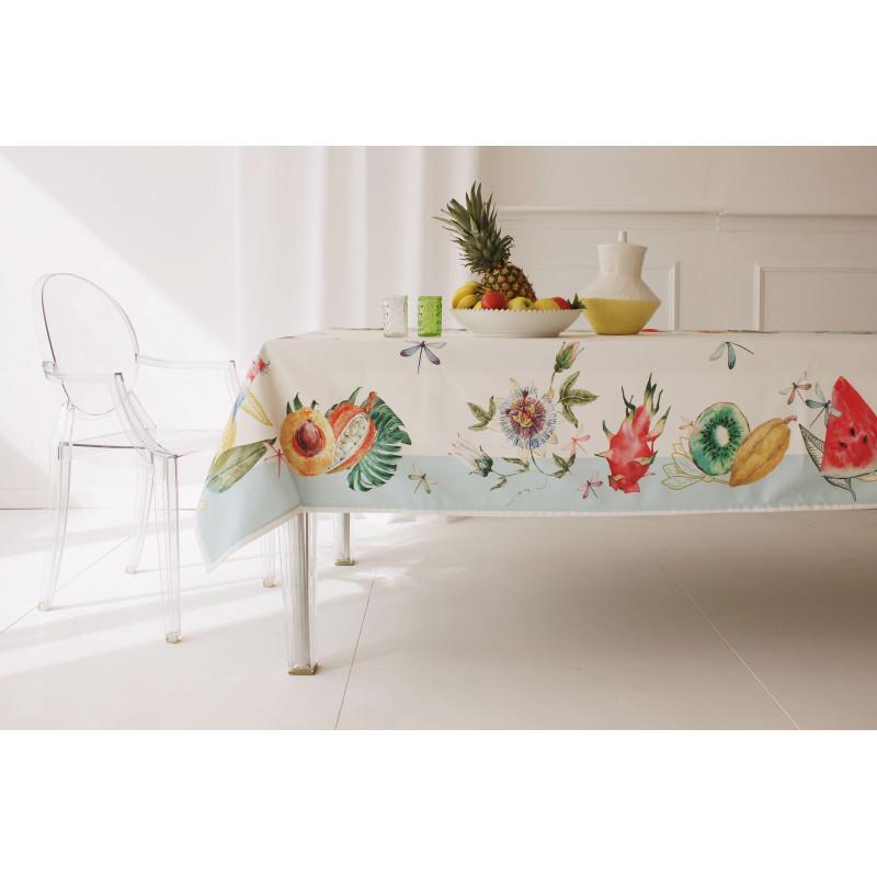Скатертина з водовідштовхуючим покриттям MANTEL FRUTA