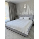 Постільний набір двоспальний SATIN WHITE-PN (200x220+3*50x70)