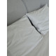Постільний набір двоспальний SATIN WHITE-PN (200x220+3*50x70)