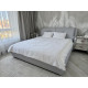 Постільний набір двоспальний SATIN WHITE-PN (200x220+3*50x70)