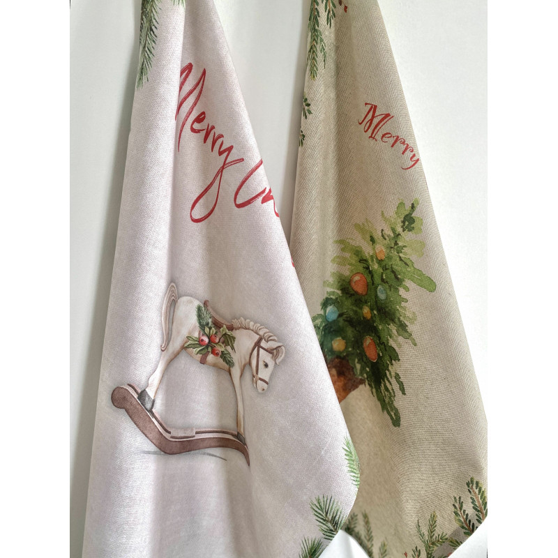 Набір з 2 шт. кухонних рушників "Tree and Toy" SET TOWELS-23