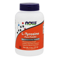 Тирозин, L-Tyrosine, Now Foods, порошок, 113 гр