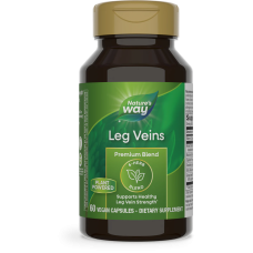 Підтримка здорової сили вен ніг, Leg Veins, Nature's Way, преміум-суміш, 60 вегетаріанських капсул