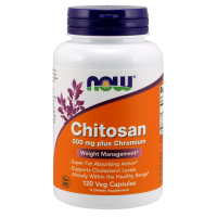Хитозан и хром для похудения, Chitosan, Now Foods, 500 мг, 120 капсул