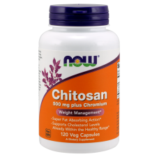 Хітозан та хром для схуднення, Chitosan, Now Foods, 500 мг, 120 капсул