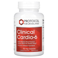 Поддержка здоровья сердечно-сосудистой системы, Clinical Cardio-6, Protocol for Life Balance, 90 растительных капсул