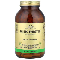 Расторопша, Milk Thistle, Solgar, 250 вегетарианских капсул (450 мг на капсулу)