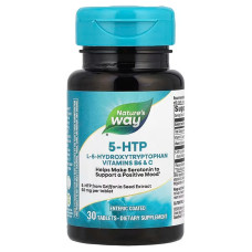 5-НТР, 5-HTP, Nature's Way, 100 мг, 30 таблеток (50 мг в таблетке)