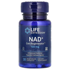 Нікотинамід рибозид, NAD+ Cell Regenerator, Life Extension, 100 мг, 30 вегетаріанських капсул
