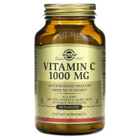 Вітамін С, Vitamin C, Solgar, 1000 мг, 90 таблеток