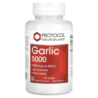 Чеснок 5000, Garlic 5000, Protocol for Life Balance, 5000 мкг, 90 таблеток