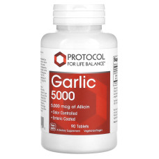 Чеснок 5000, Garlic 5000, Protocol for Life Balance, 5000 мкг, 90 таблеток