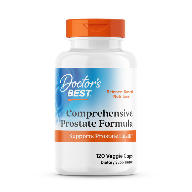 Здоровье простаты, Comprehensive Prostate Formula, Doctor's Best, комплексная формула, 120 вегетарианских капсул