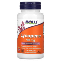 Ликопин (Lycopene), Now Foods, 10 мг, 120 гелевых капсул