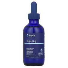 Іонний магній з мінералами, Mega-Mag, Trace Minerals Research, з низьким вмістом натрію, 400 мг, 118 мл