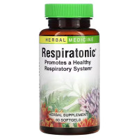Тоник для легких, Respiratonic, Herbs Etc., респиратоник, 60 мягких таблеток