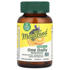 Витамины для женщин, Women Over 40, Mega Food, 40+, 1 в день, 30 таблеток